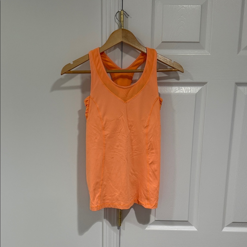 Lululemon Athletica Vibrant Orange Tank Top